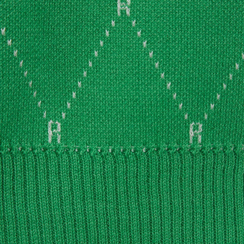 Кардиган вязаный с логотипом "R"