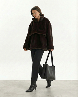 Сумка шоппер из натуральной кожи