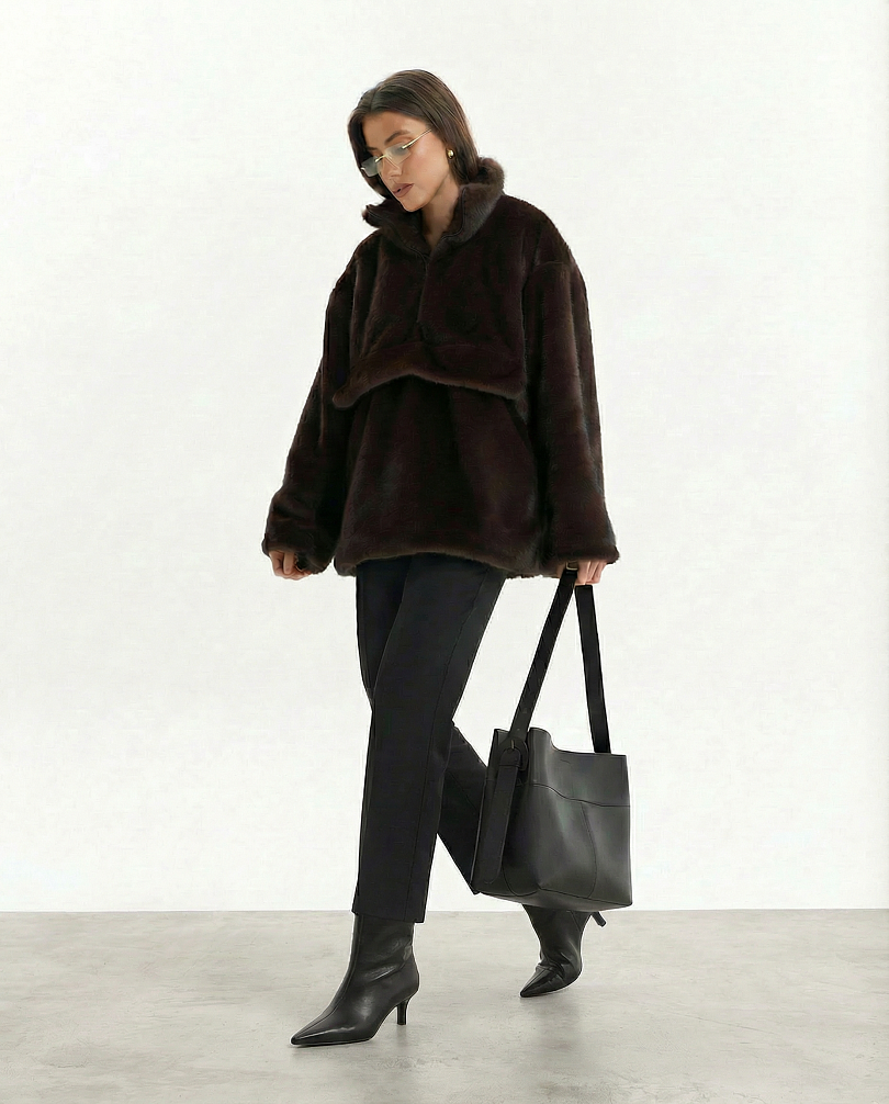 Сумка шоппер из натуральной кожи