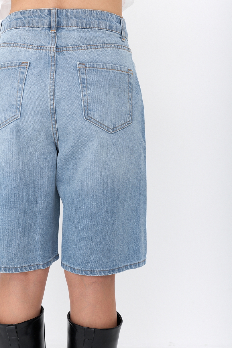 Бермуды из денима