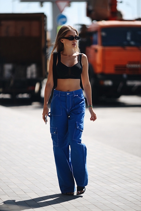 Джинсы карго