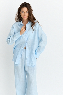 Рубашка из 100% премиум льна