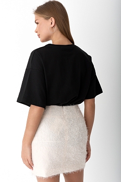 Футболка оверсайз с принтом