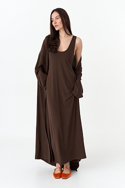 Комплект кардиган и платье-майка