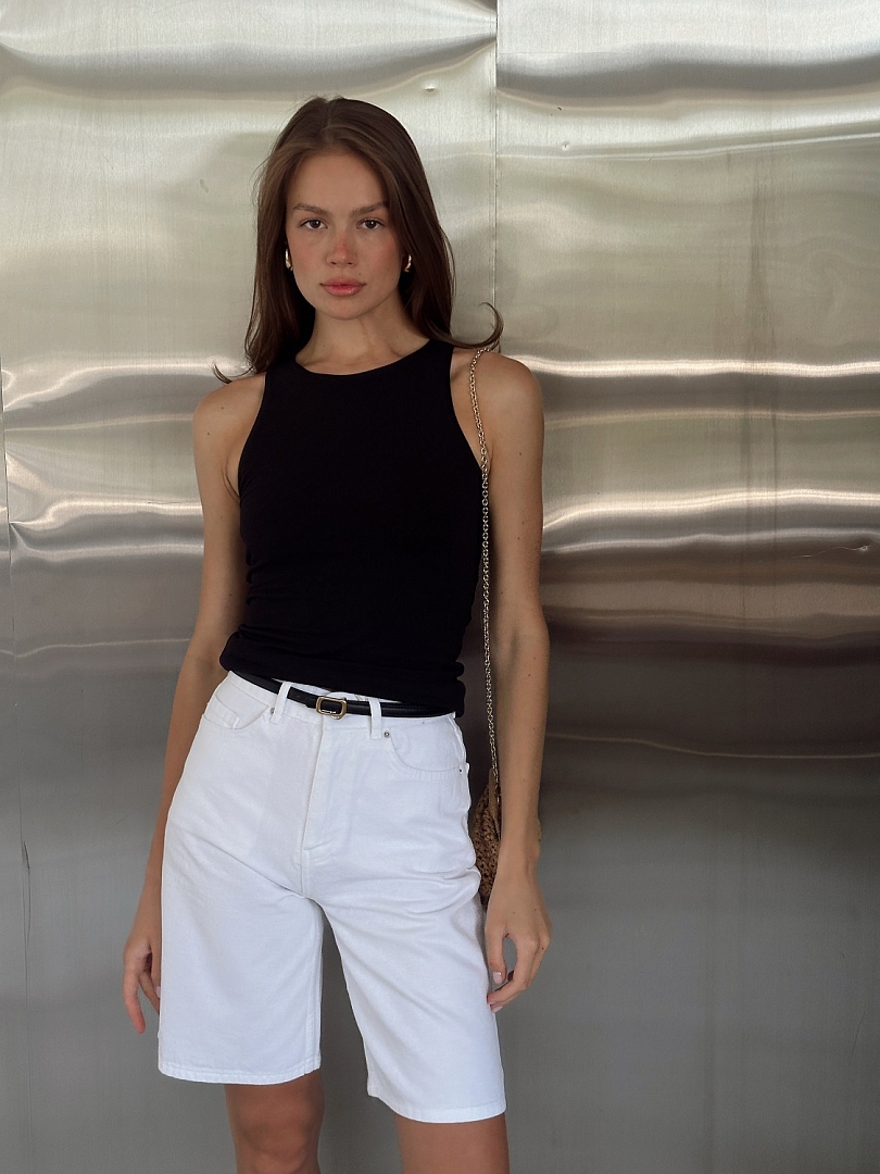 Бермуды из денима