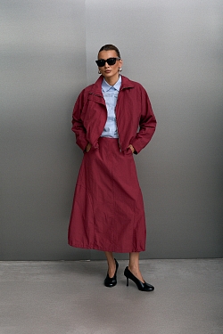 Комплект с юбкой из хлопка и нейлона