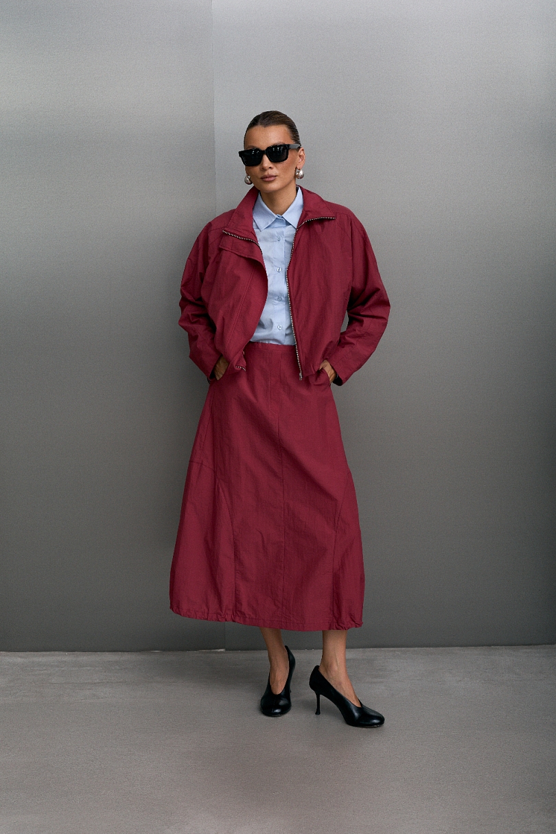 Комплект с юбкой из хлопка и нейлона