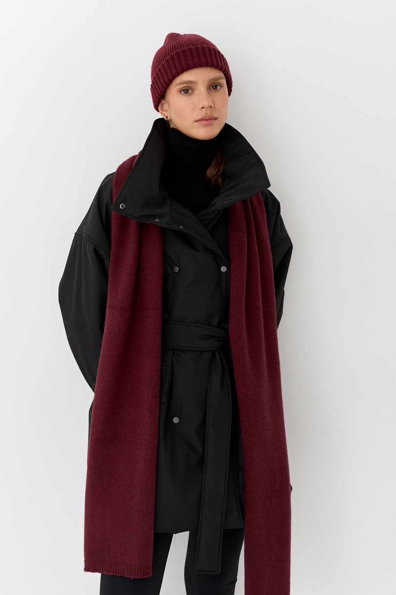 Парка на кнопках двубортная