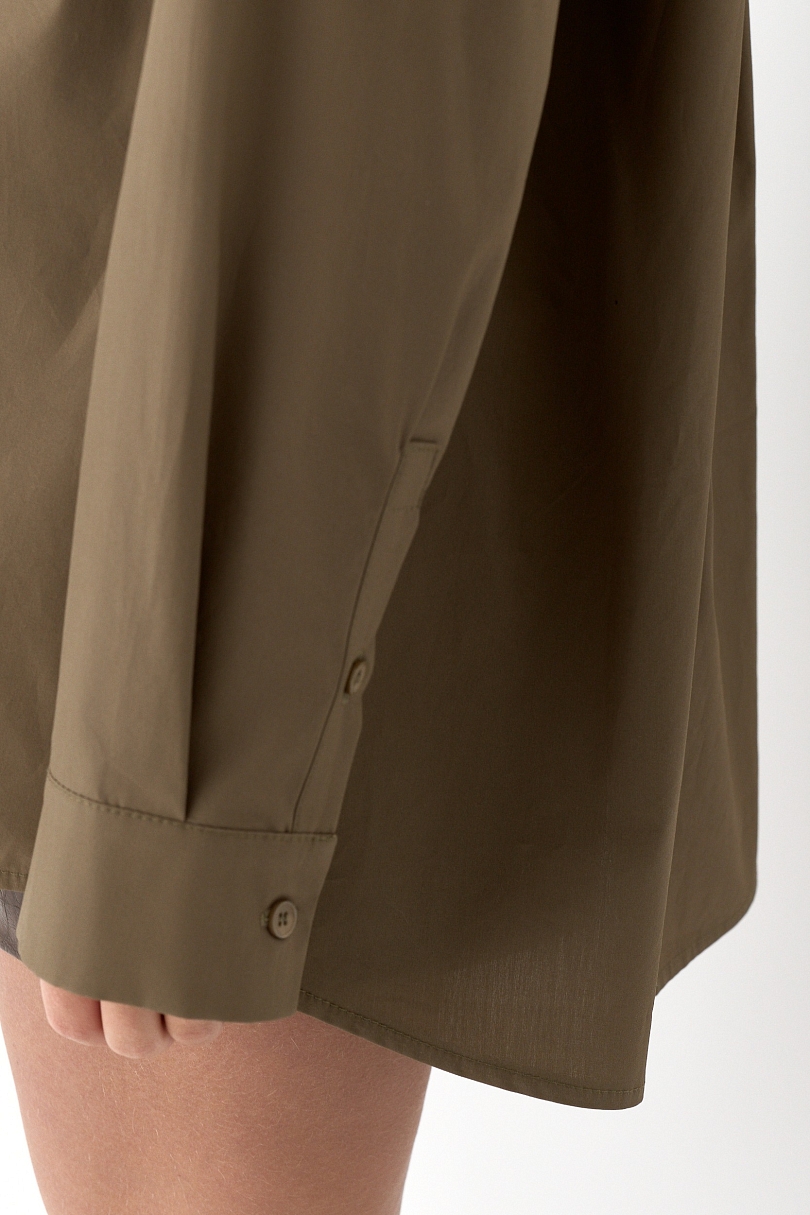 Рубашка оверсайз из хлопка