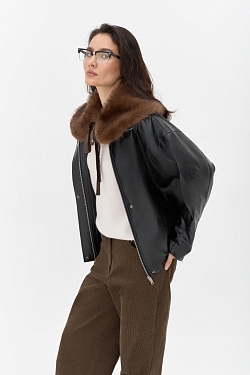 Воротник из экомеха