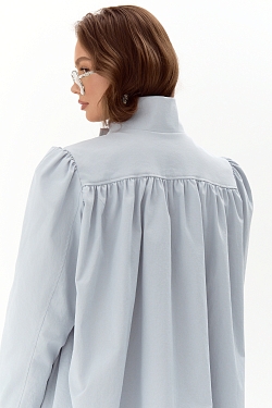 Тренч со сборками миди