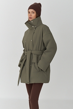 Парка на кнопках двубортная