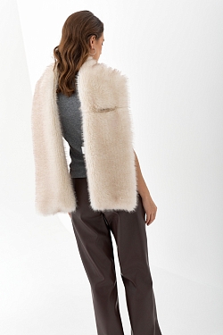 Шарф из экомеха 