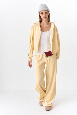 Костюм из хлопкового велюра