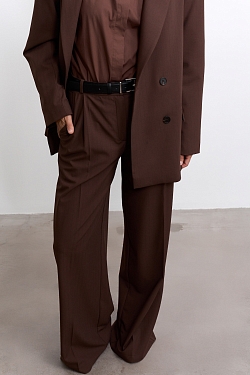 Брюки палаццо в расслабленном стиле 