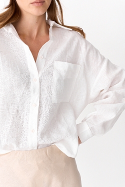 Рубашка изо льна оверсайз 