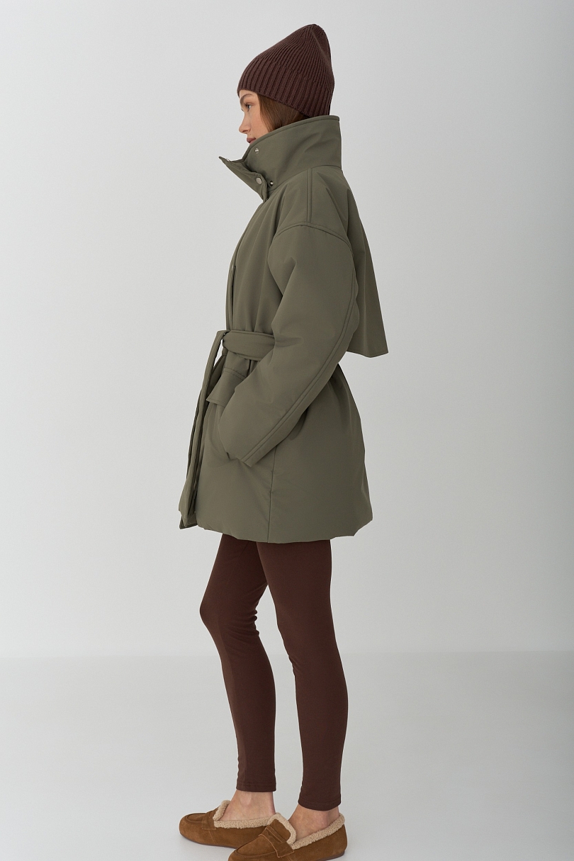 Парка на кнопках двубортная