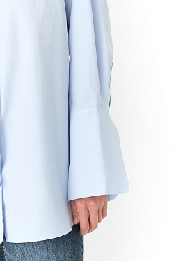 Рубашка приталенная с асимметрией