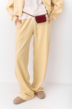 Костюм из хлопкового велюра