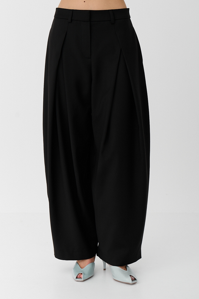 Брюки barrel fit