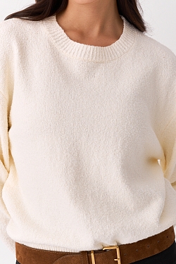 Свитер букле из хлопка