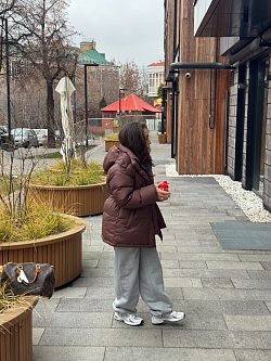 Куртка с наполнителем пуха и пера