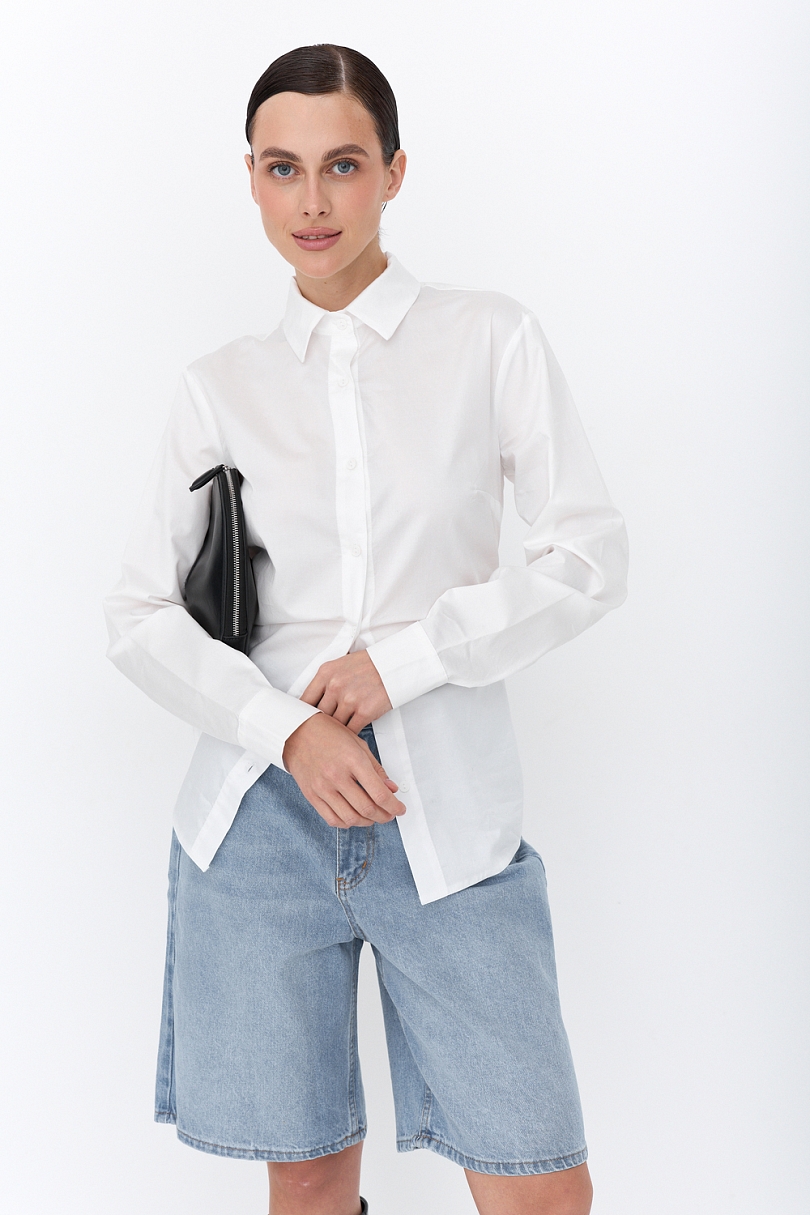 Бермуды из денима