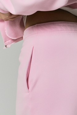 Брюки с велюр эффектом 