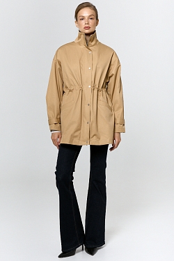 Ветровка из хлопка с пропиткой со съемным утеплителем