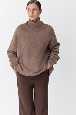 Свитер с шерстью оверсайз