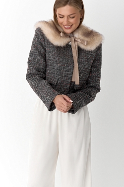 Воротник из экомеха