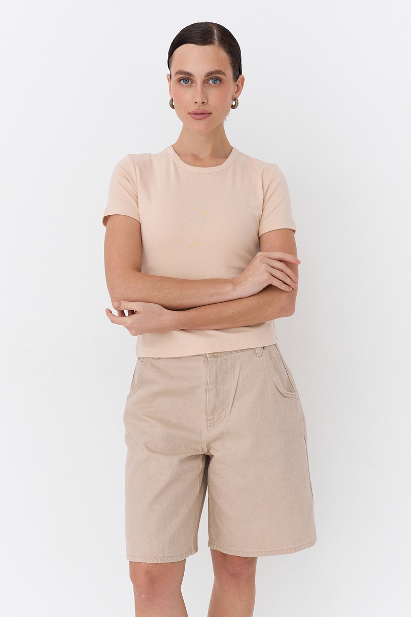 Бермуды из денима