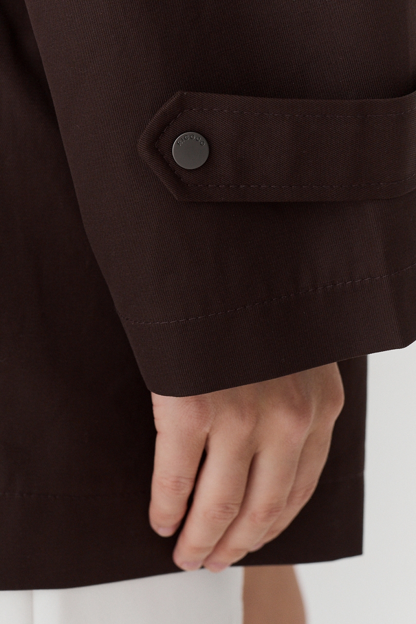 Ветровка из хлопка с пропиткой со съемным утеплителем