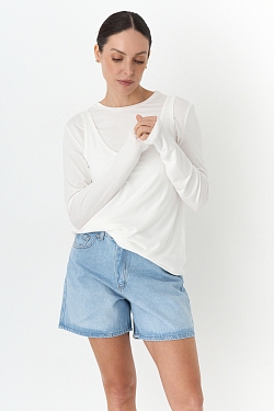 Шорты базовые из денима