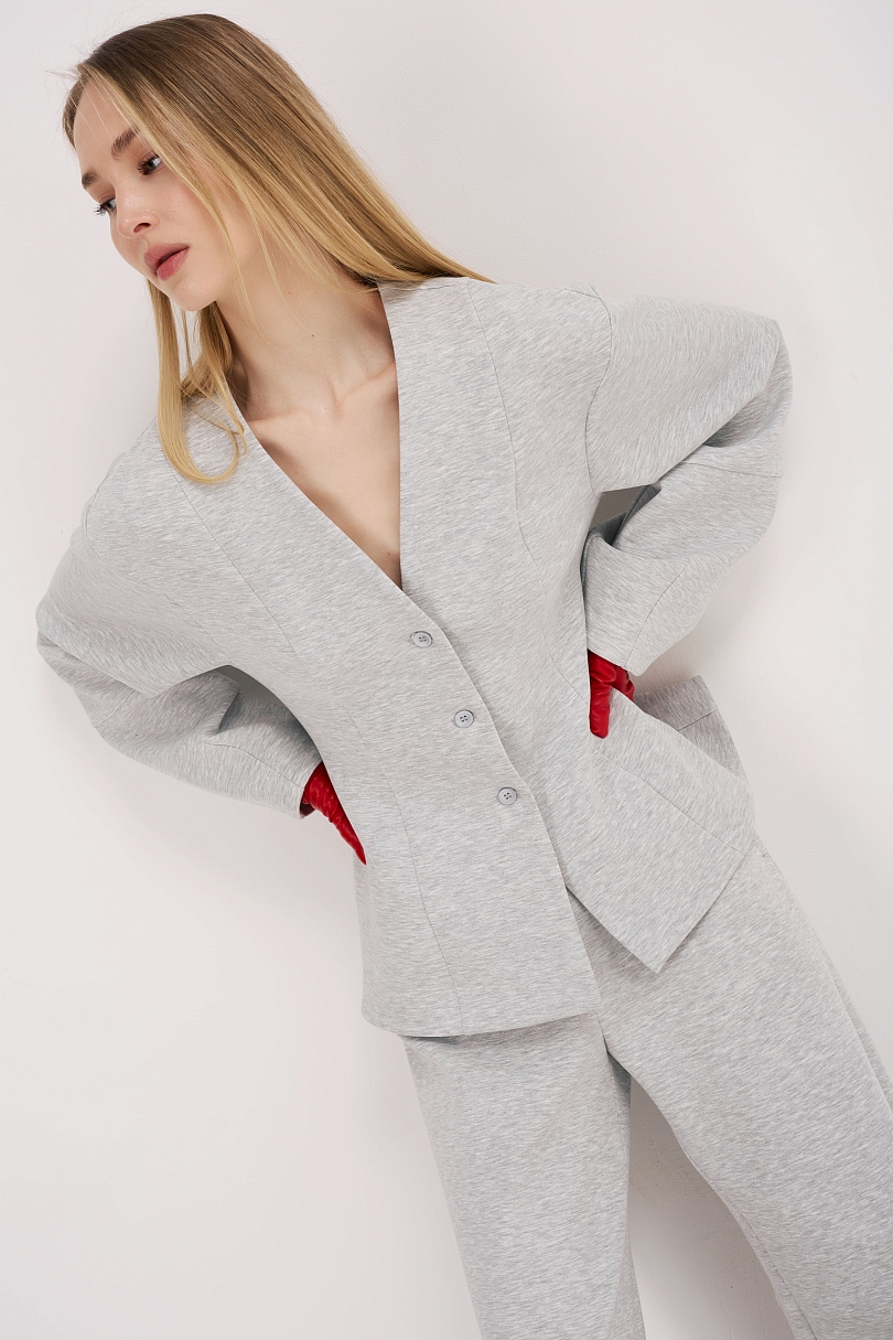 Жакет из трикотажного модала