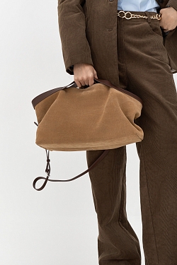 Сумка тоут из замши М