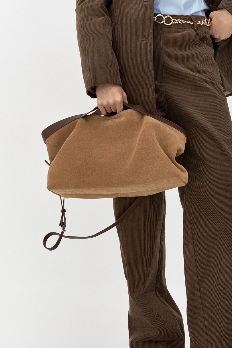 Сумка тоут из замши М