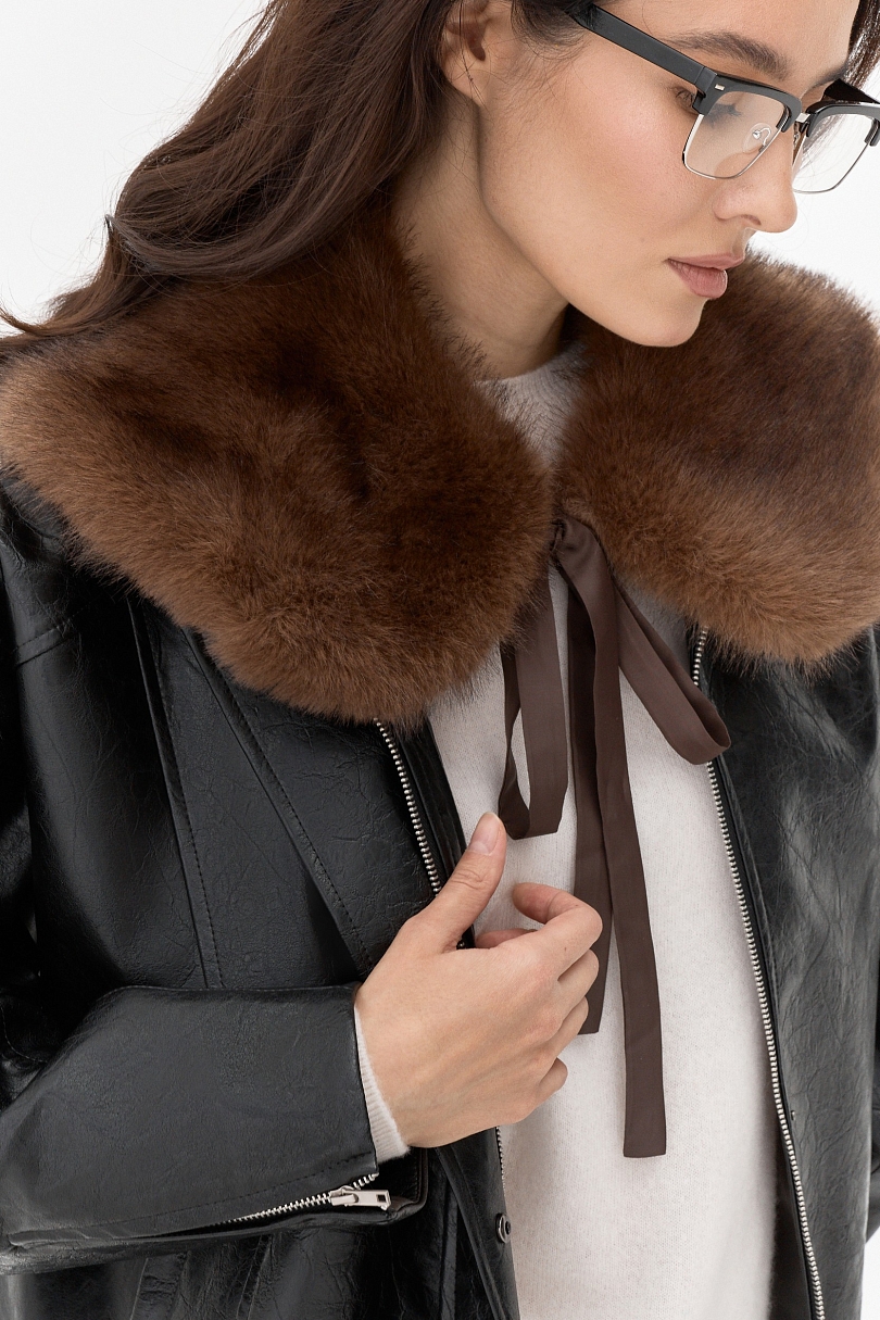 Воротник из экомеха