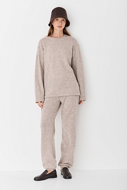 Брюки базовые из смесовой шерсти CL