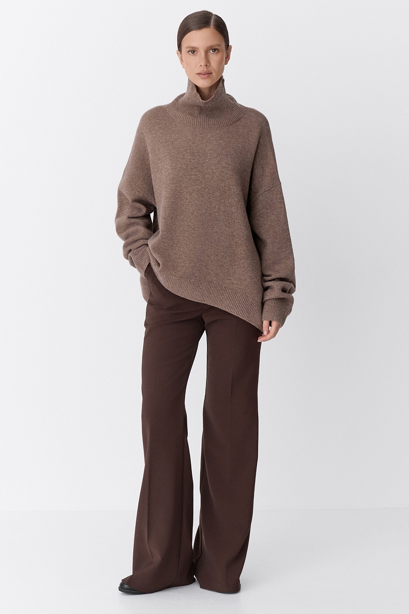 Свитер с шерстью оверсайз