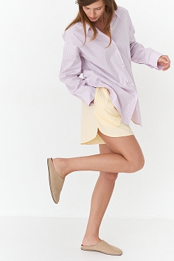 Рубашка оверсайз в полоску