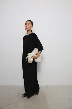 Платье-футболка макси