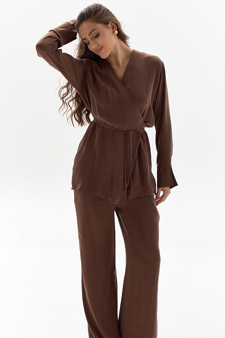 Брюки струящиеся из купро