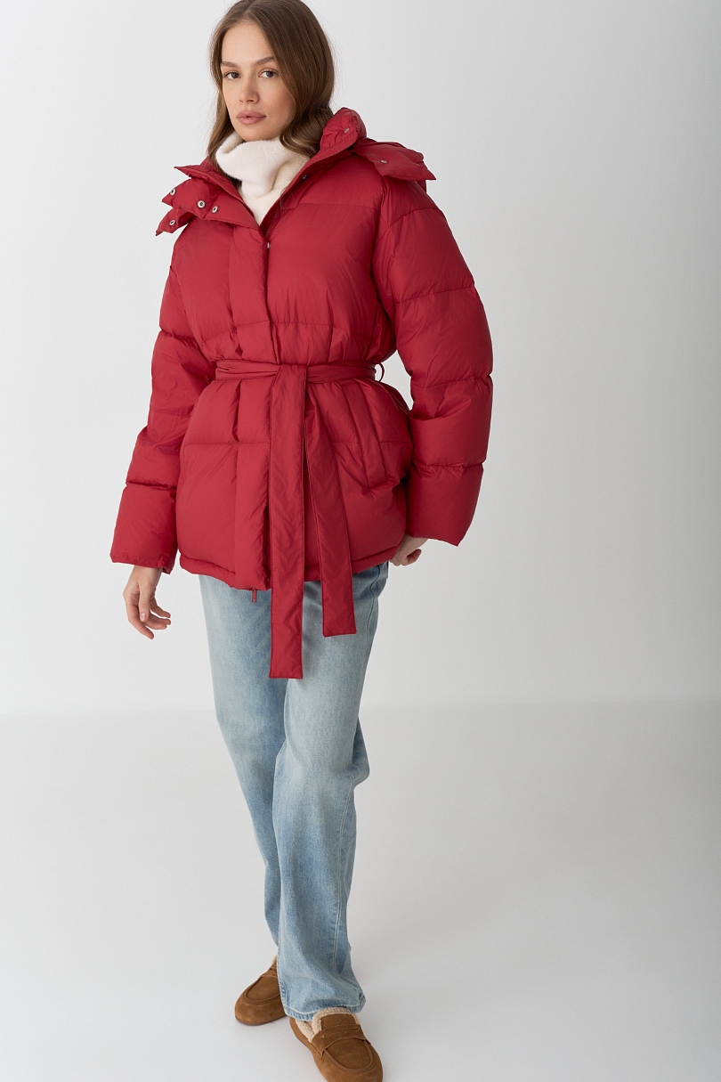 Куртка с наполнителем пуха и пера