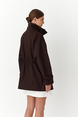 Ветровка из хлопка с пропиткой со съемным утеплителем