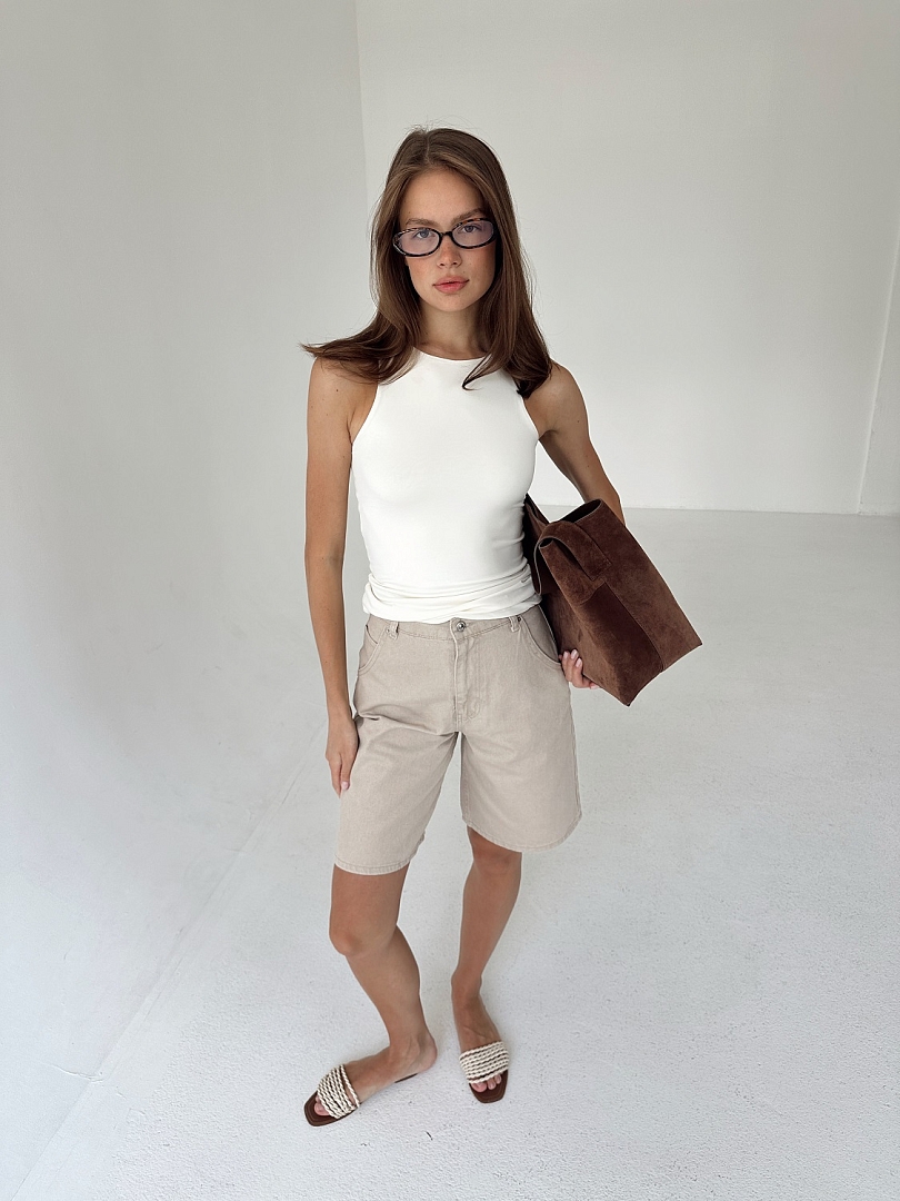 Бермуды из денима