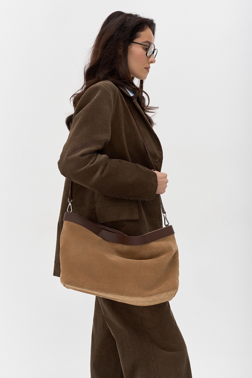 Сумка тоут из замши М