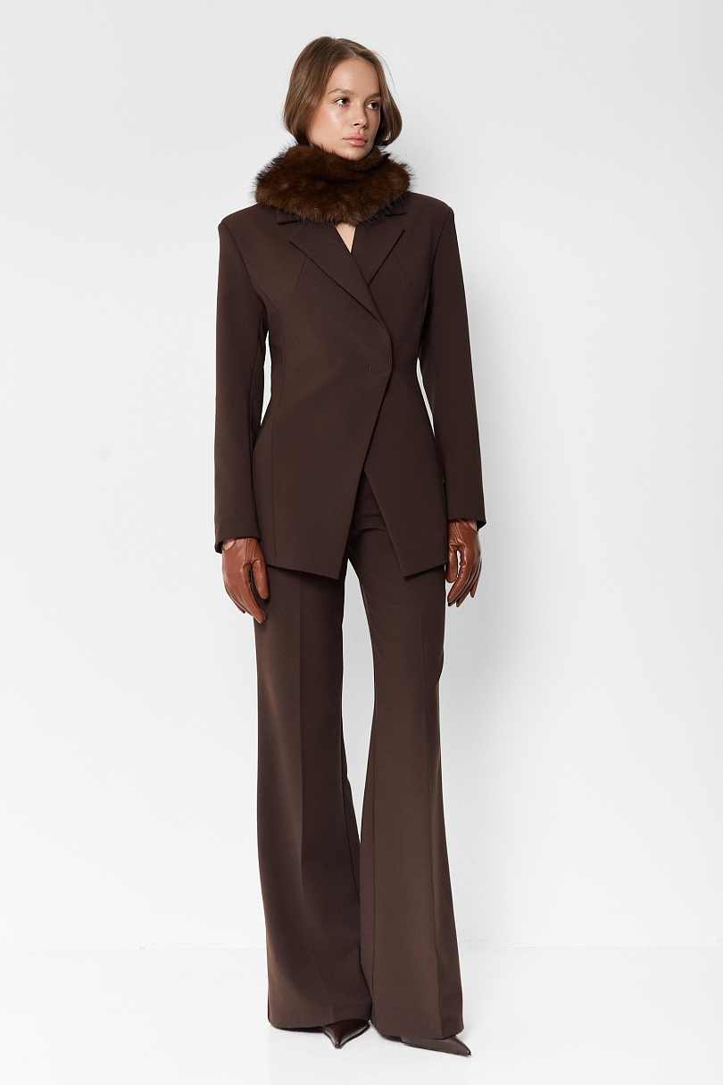 Брюки классические со средней посадкой 