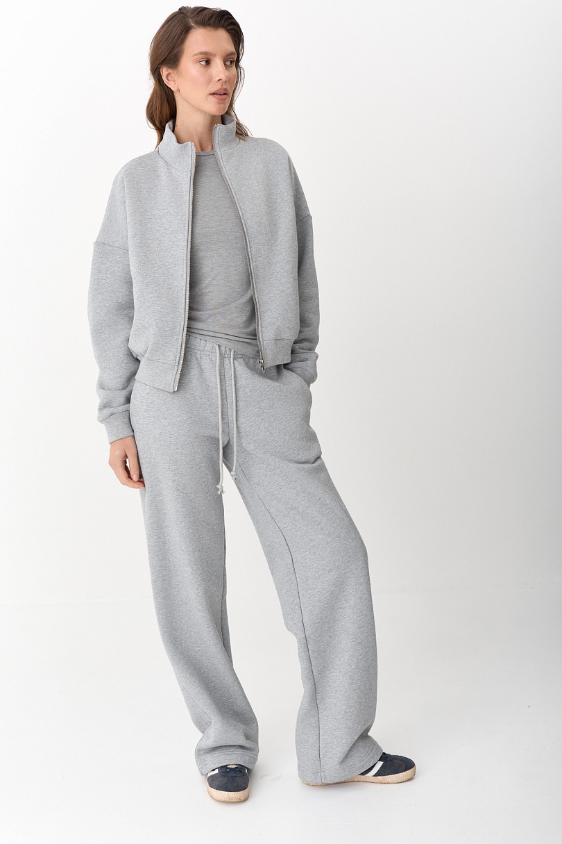 Толстовка на молнии утепленная