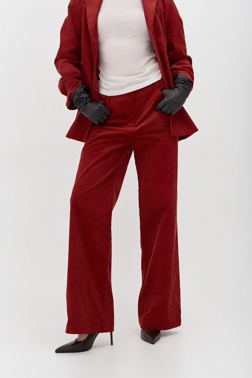 Брюки из вельвета